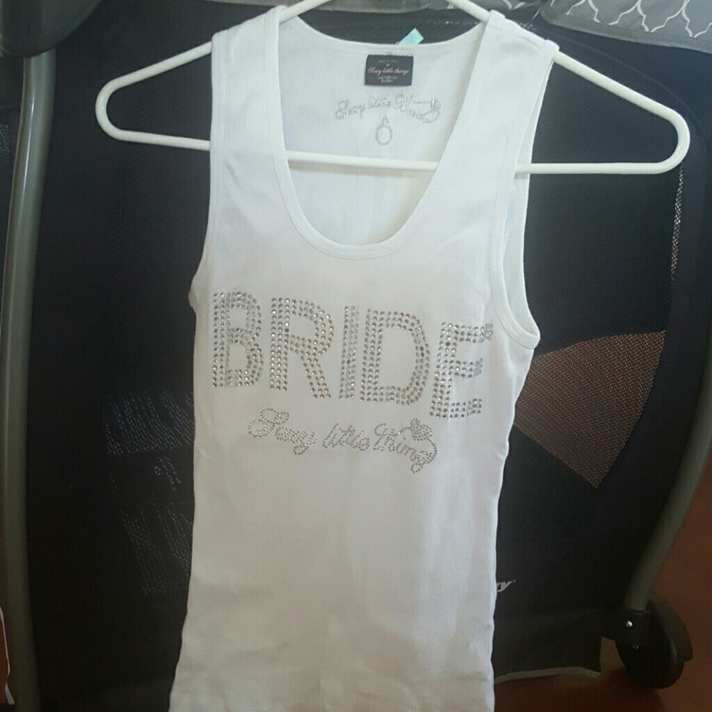 Victoria Secret sexy little things bride tank top